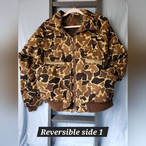 Reversible Puffer Jacket Unisex NO Size Listed See Measurements Camo